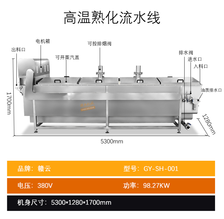 赣云中央厨房肉丸加工流水线（日产万斤）(图16)